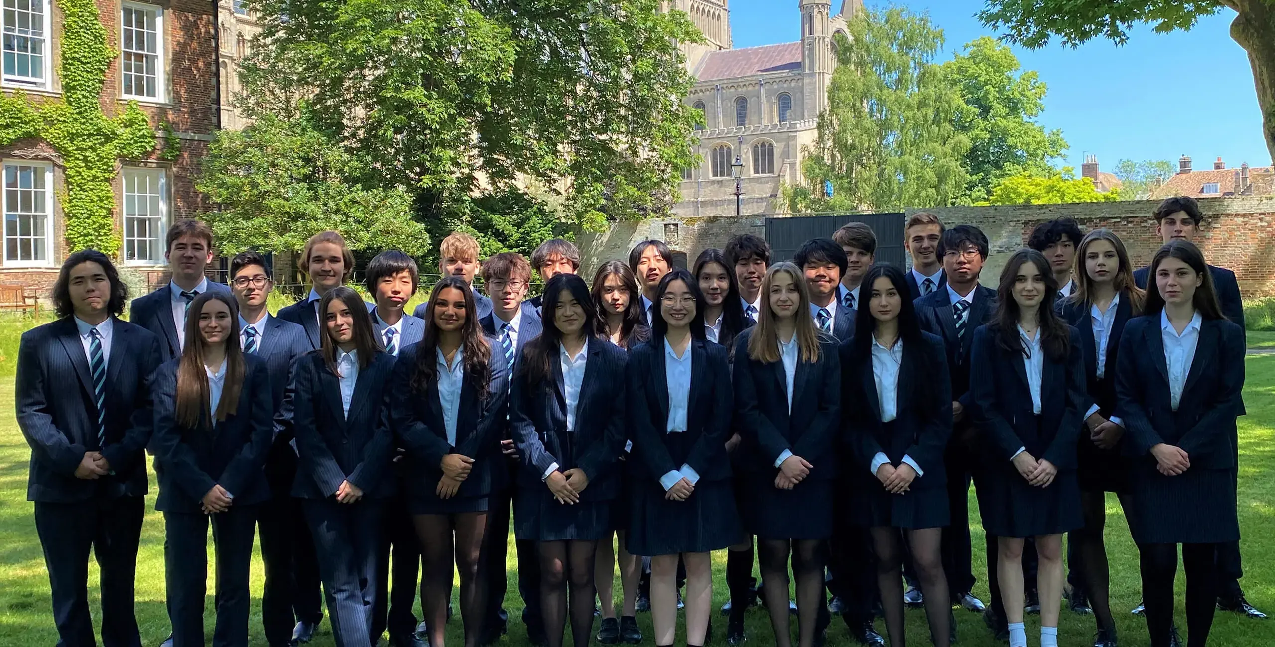 King’s Ely International boarding students.