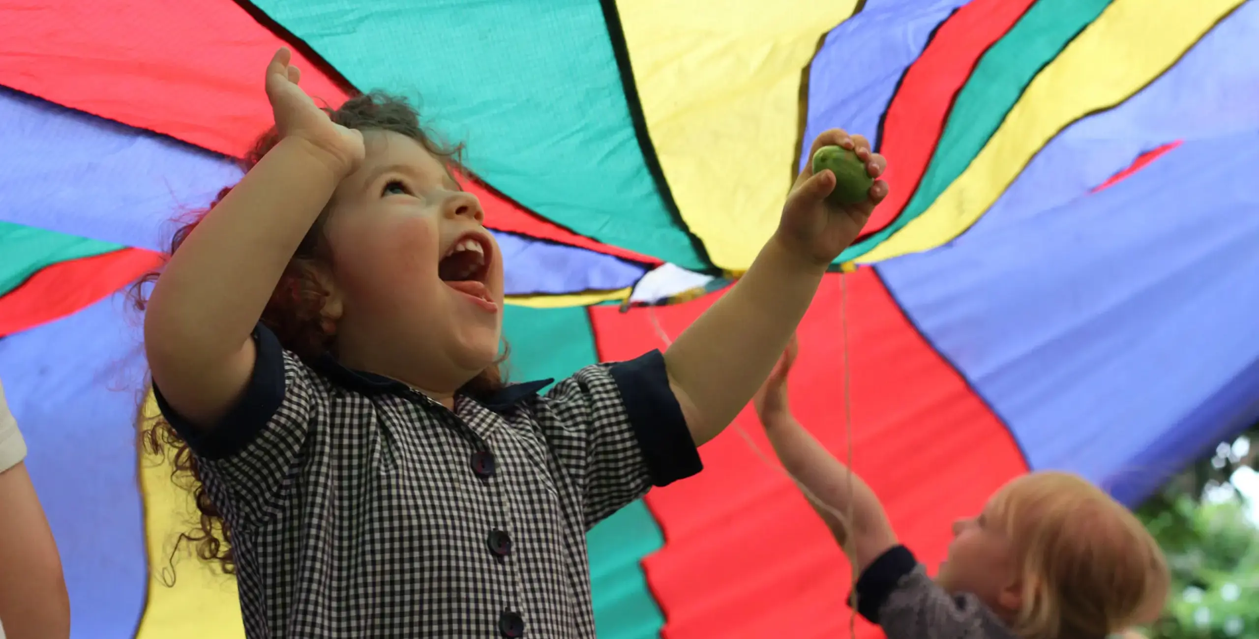 King’s Ely Nursery children playing outside